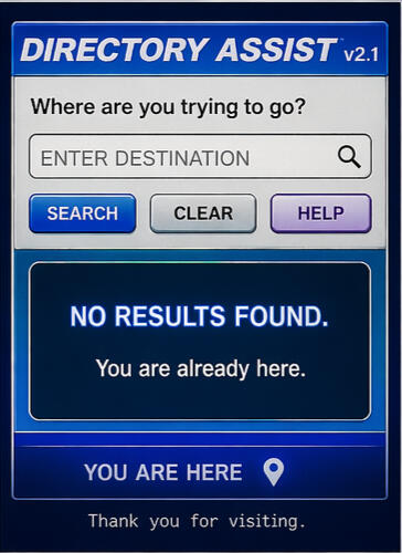 YOU ARE HERE Directory